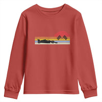 Racing Car Retro Style Vintage Youth Sweatshirt - Wonder Print Shop