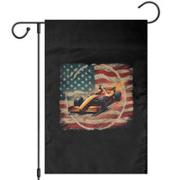 Racing Car Garden Flag Patriotic American Flag Race - Wonder Print Shop