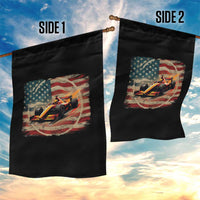 Racing Car Garden Flag Patriotic American Flag Race - Wonder Print Shop