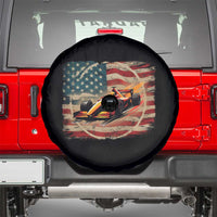 Racing Car Spare Tire Cover Patriotic American Flag Race - Wonder Print Shop