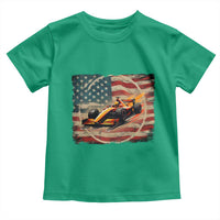 Racing Car Toddler T Shirt Patriotic American Flag Race - Wonder Print Shop