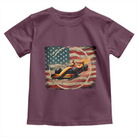 Racing Car Toddler T Shirt Patriotic American Flag Race - Wonder Print Shop