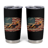 Racing Car Tumbler Cup Patriotic American Flag Race