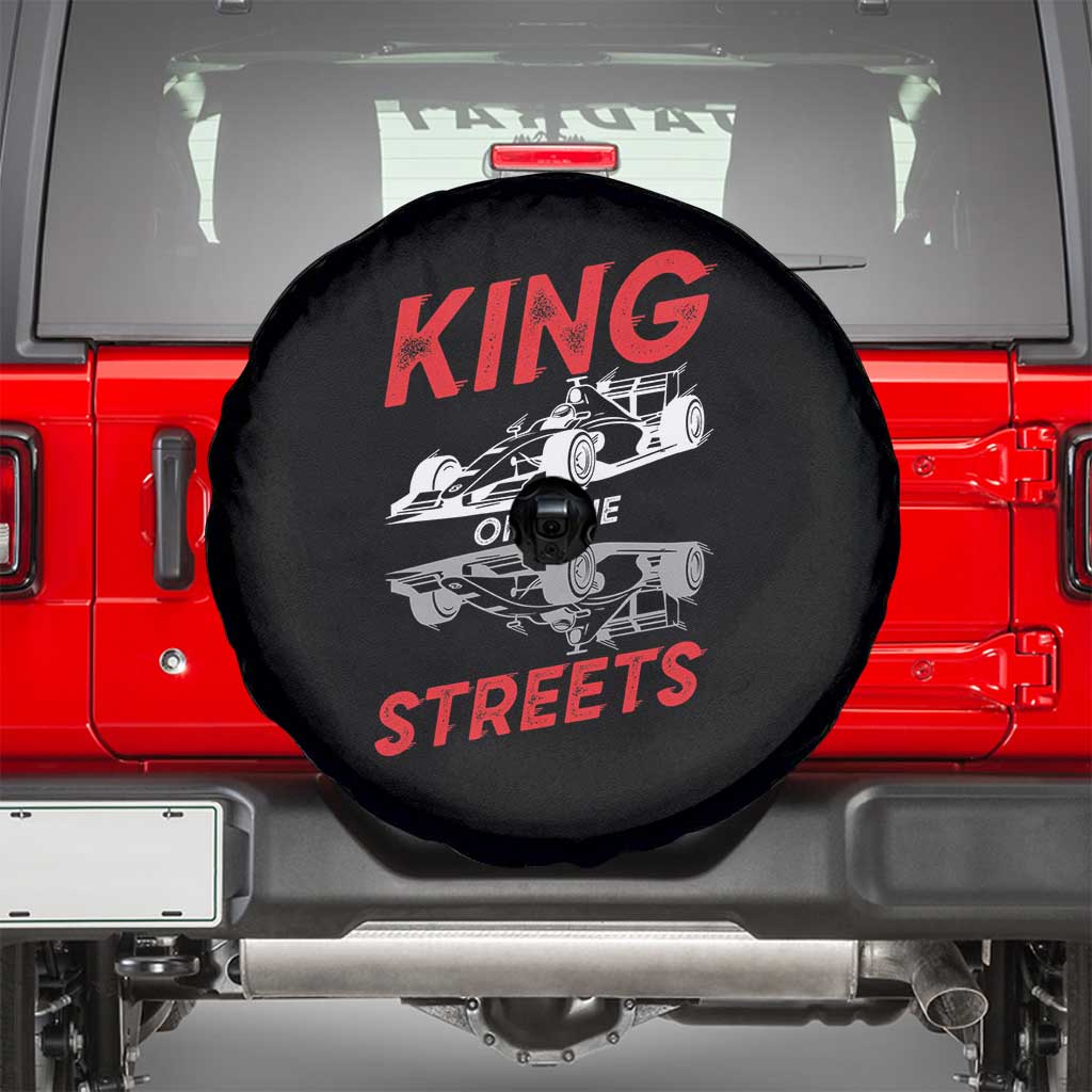 Racing Car Spare Tire Cover King Of The Streets - Wonder Print Shop