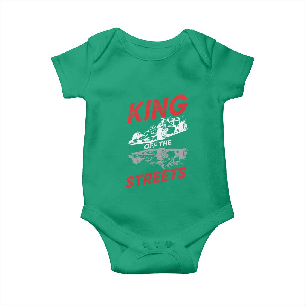 Racing Car Baby Onesie King Of The Streets - Wonder Print Shop