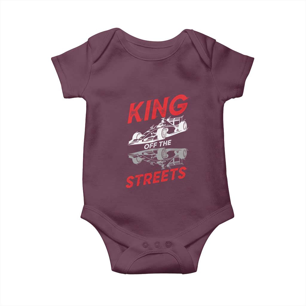 Racing Car Baby Onesie King Of The Streets - Wonder Print Shop