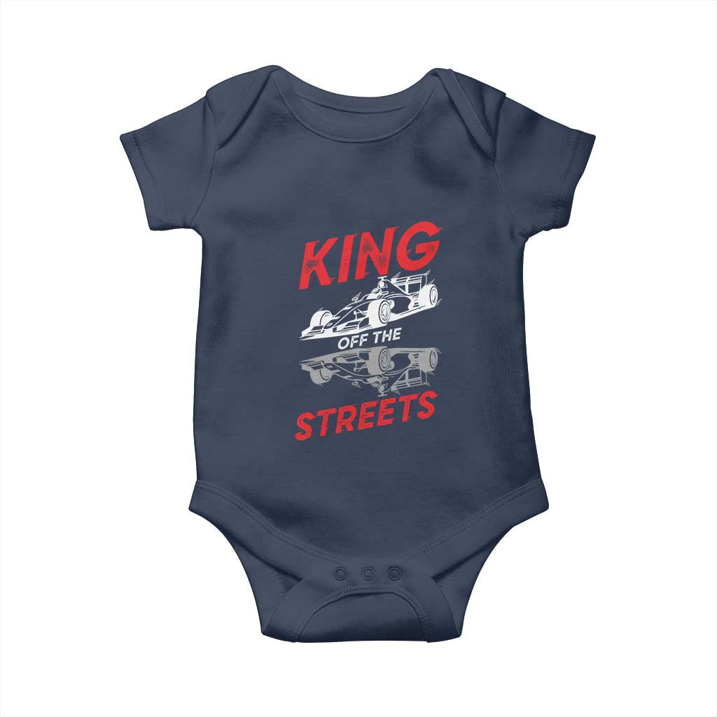 Racing Car Baby Onesie King Of The Streets - Wonder Print Shop
