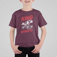 Racing Car T Shirt For Kid King Of The Streets - Wonder Print Shop