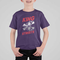 Racing Car T Shirt For Kid King Of The Streets - Wonder Print Shop