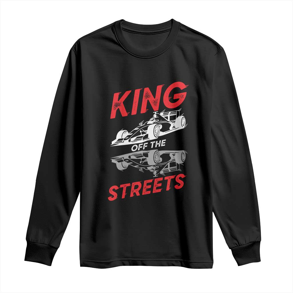 Racing Car Long Sleeve Shirt King Of The Streets - Wonder Print Shop
