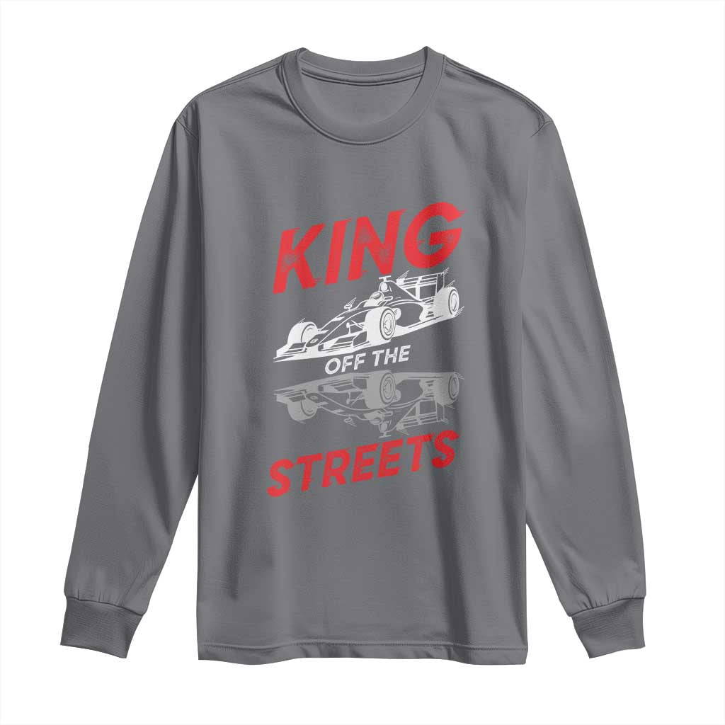 Racing Car Long Sleeve Shirt King Of The Streets - Wonder Print Shop