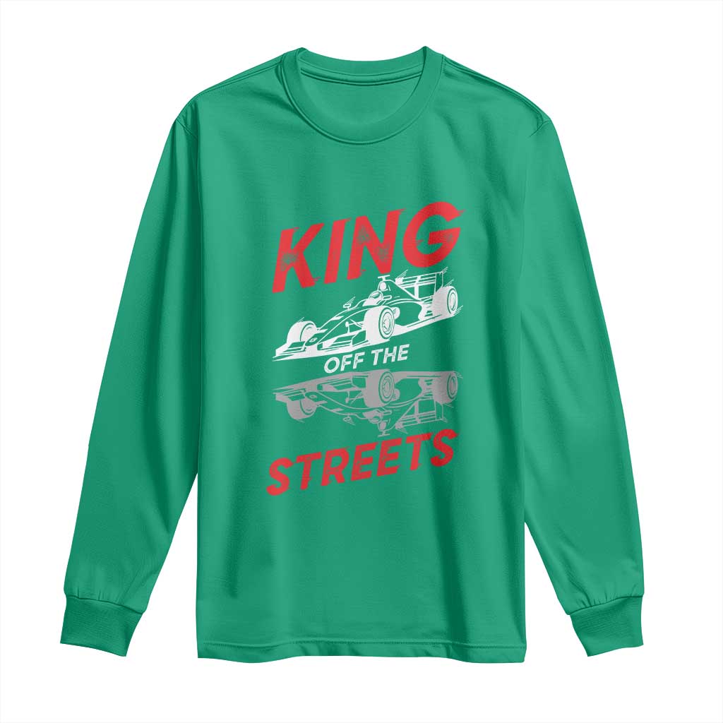 Racing Car Long Sleeve Shirt King Of The Streets - Wonder Print Shop