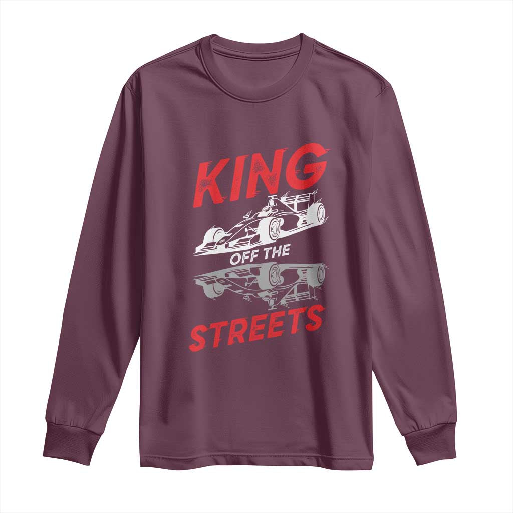 Racing Car Long Sleeve Shirt King Of The Streets - Wonder Print Shop