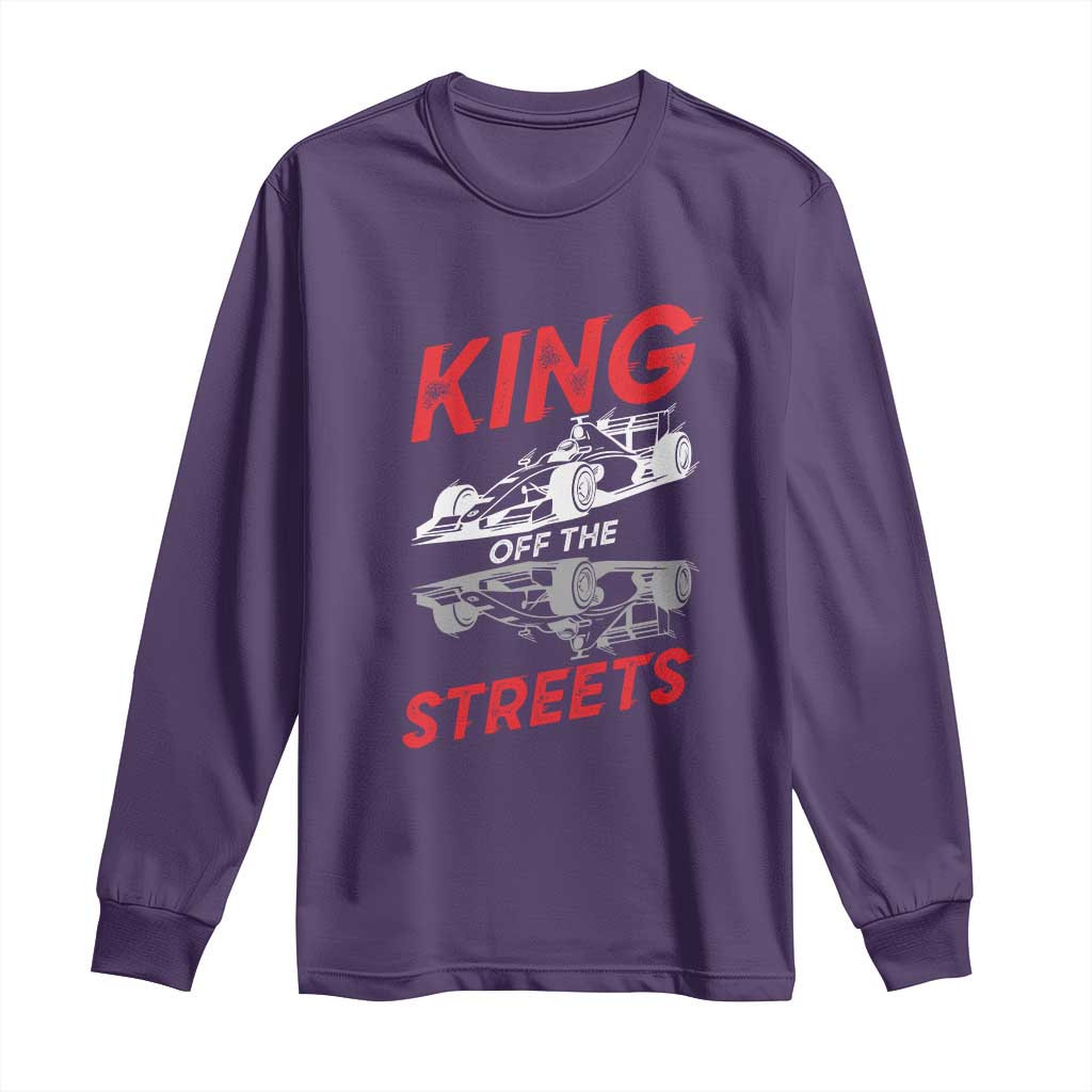 Racing Car Long Sleeve Shirt King Of The Streets - Wonder Print Shop