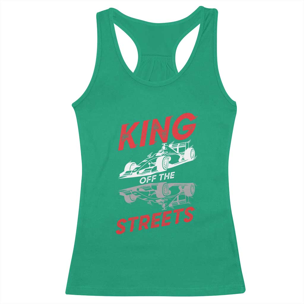 Racing Car Racerback Tank Top King Of The Streets - Wonder Print Shop