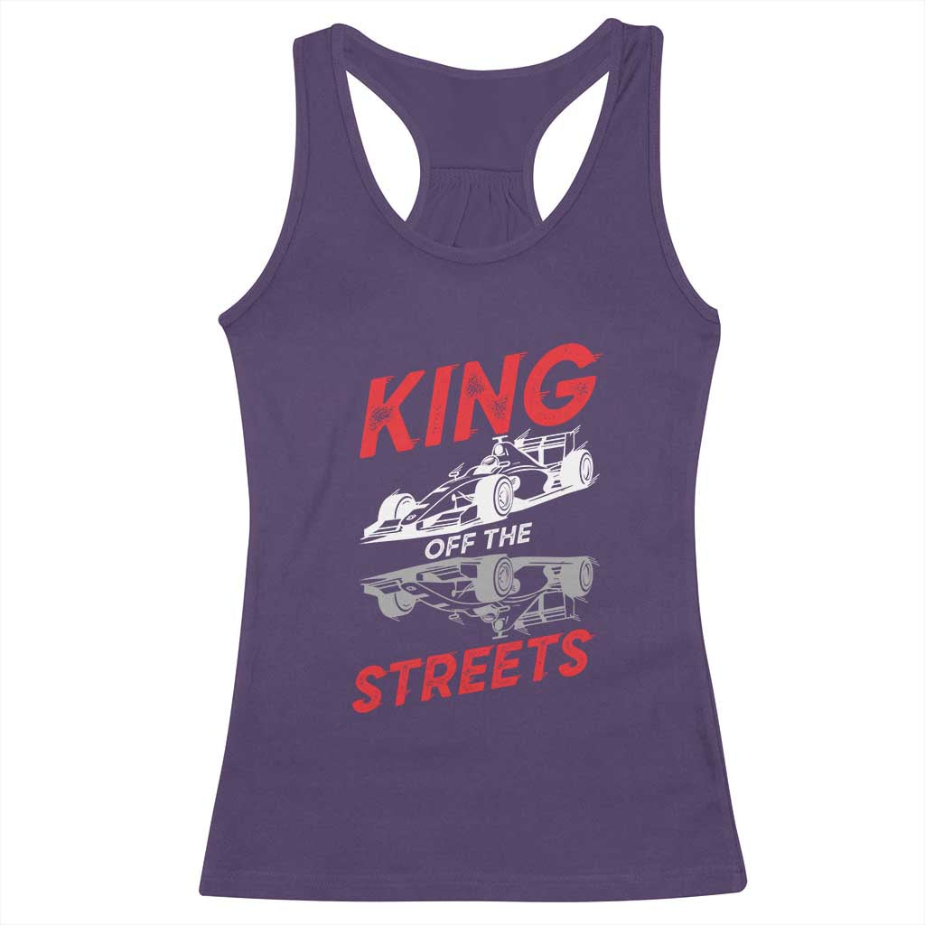 Racing Car Racerback Tank Top King Of The Streets - Wonder Print Shop