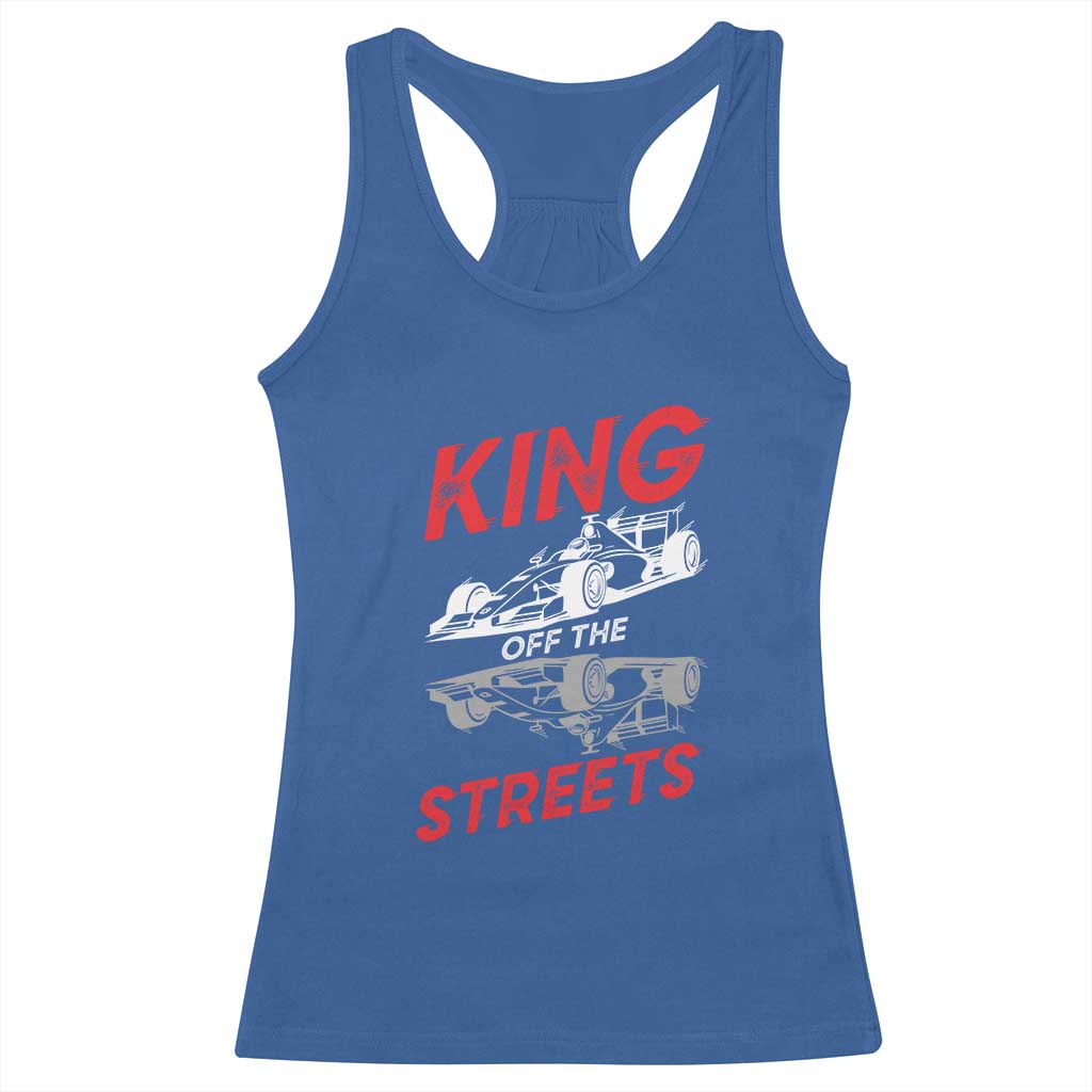 Racing Car Racerback Tank Top King Of The Streets - Wonder Print Shop