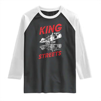 Racing Car Raglan Shirt King Of The Streets - Wonder Print Shop