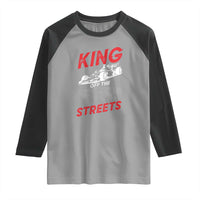 Racing Car Raglan Shirt King Of The Streets - Wonder Print Shop