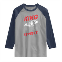 Racing Car Raglan Shirt King Of The Streets - Wonder Print Shop