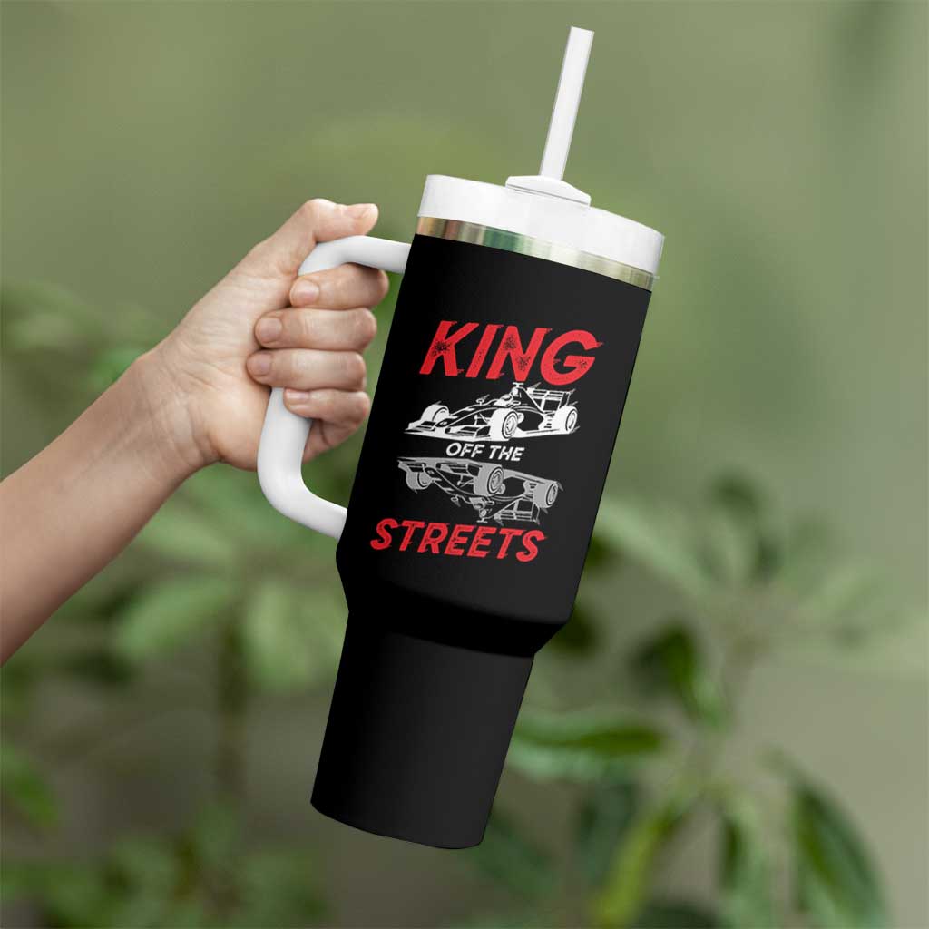 Racing Car Tumbler With Handle King Of The Streets
