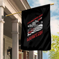 Funny Racing Car Flag Garden Flag It Is Racing Day - Wonder Print Shop