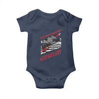 Funny Racing Car Flag Baby Onesie It Is Racing Day - Wonder Print Shop