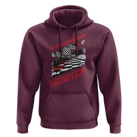 Funny Racing Car Flag Hoodie It Is Racing Day - Wonder Print Shop