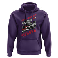 Funny Racing Car Flag Hoodie It Is Racing Day - Wonder Print Shop