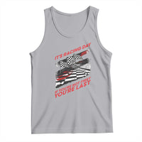 Funny Racing Car Flag Tank Top It Is Racing Day - Wonder Print Shop
