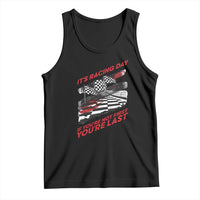 Funny Racing Car Flag Tank Top It Is Racing Day - Wonder Print Shop