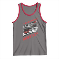 Funny Racing Car Flag Tank Top It Is Racing Day - Wonder Print Shop