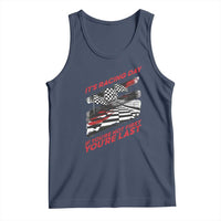 Funny Racing Car Flag Tank Top It Is Racing Day - Wonder Print Shop