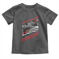 Funny Racing Car Flag Toddler T Shirt It Is Racing Day - Wonder Print Shop
