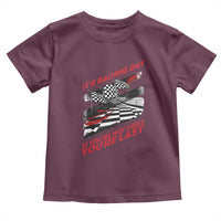 Funny Racing Car Flag Toddler T Shirt It Is Racing Day - Wonder Print Shop