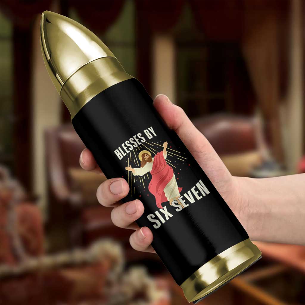 Christian 67 Meme Bullet Tumbler Blesses By Six Seven Funny - Wonder Print Shop