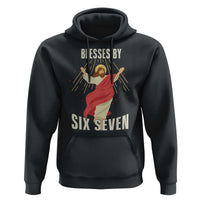 Christian 67 Meme Hoodie Blesses By Six Seven Funny - Wonder Print Shop