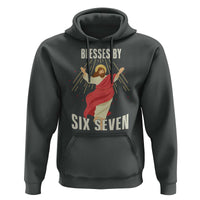 Christian 67 Meme Hoodie Blesses By Six Seven Funny - Wonder Print Shop