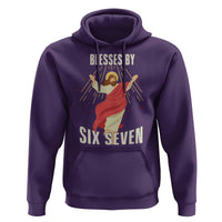 Christian 67 Meme Hoodie Blesses By Six Seven Funny - Wonder Print Shop