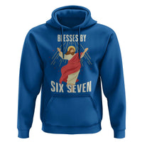 Christian 67 Meme Hoodie Blesses By Six Seven Funny - Wonder Print Shop