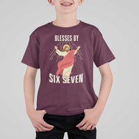 Christian 67 Meme T Shirt For Kid Blesses By Six Seven Funny - Wonder Print Shop