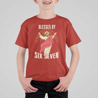 Christian 67 Meme T Shirt For Kid Blesses By Six Seven Funny - Wonder Print Shop