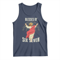 Christian 67 Meme Tank Top Blesses By Six Seven Funny - Wonder Print Shop