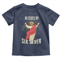 Christian 67 Meme Toddler T Shirt Blesses By Six Seven Funny - Wonder Print Shop