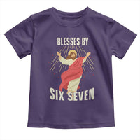 Christian 67 Meme Toddler T Shirt Blesses By Six Seven Funny - Wonder Print Shop