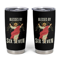 Christian 67 Meme Tumbler Cup Blesses By Six Seven Funny - Wonder Print Shop