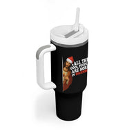 All The Cool People Are Born In December Tumbler With Handle Funny Christmas Christian Birthday - Wonder Print Shop