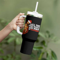 All The Cool People Are Born In December Tumbler With Handle Funny Christmas Christian Birthday - Wonder Print Shop