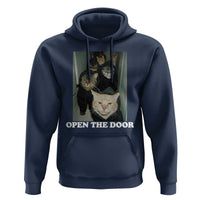 Open The Door Cats Lover Hoodie Funny Cat Gang Sarcastic Meme - Wonder Print Shop