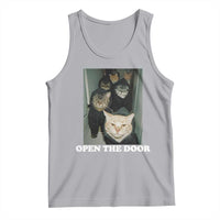 Open The Door Cats Lover Tank Top Funny Cat Gang Sarcastic Meme - Wonder Print Shop